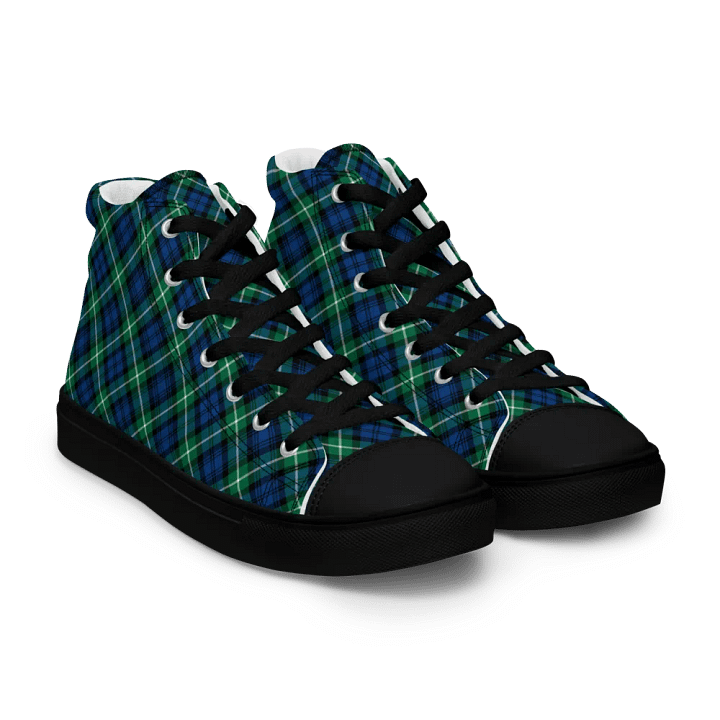 Lamont Tartan Men's High Top Shoes product image (1)