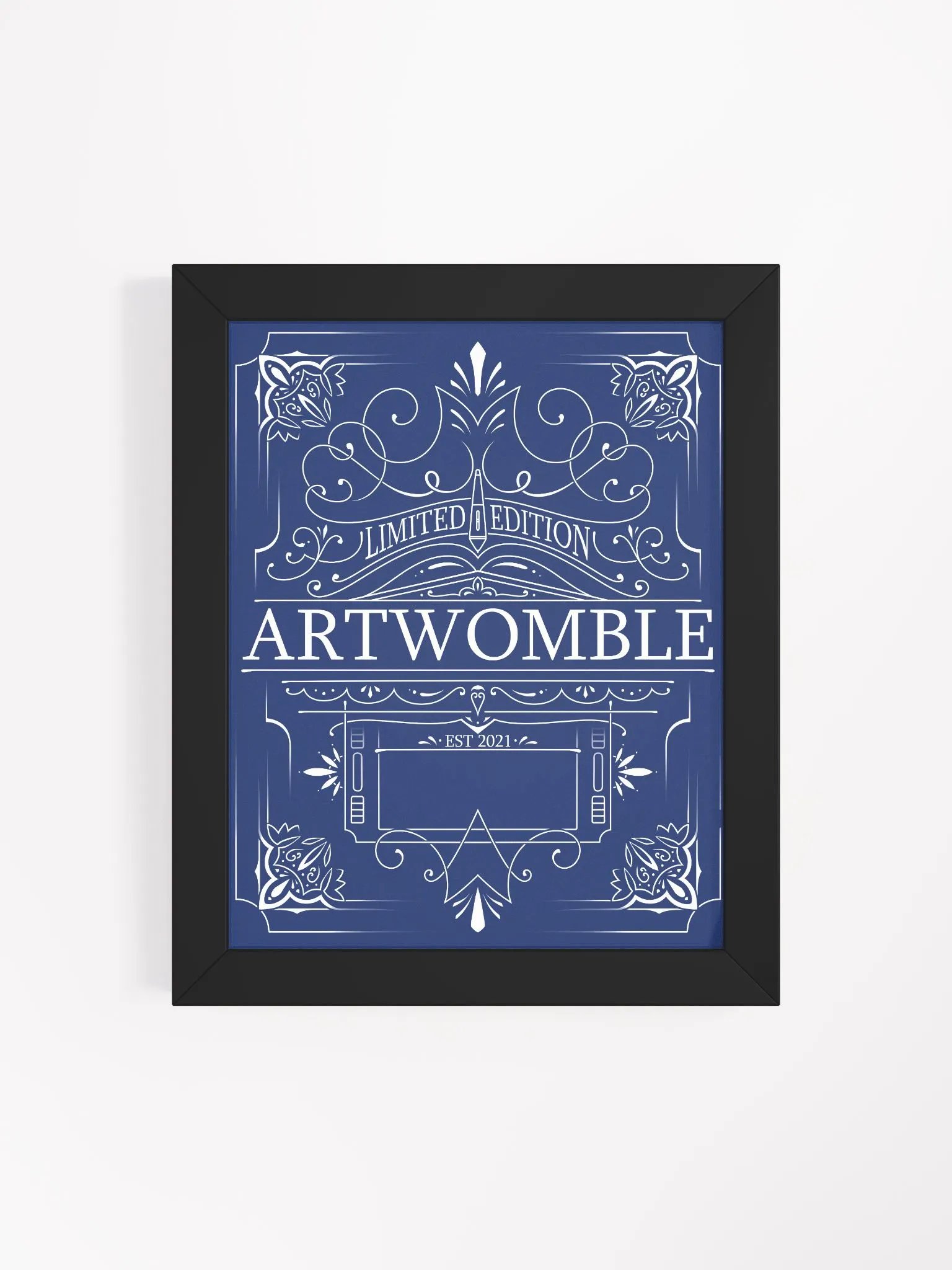 Artwomble Framed Print - Blue product image (13)