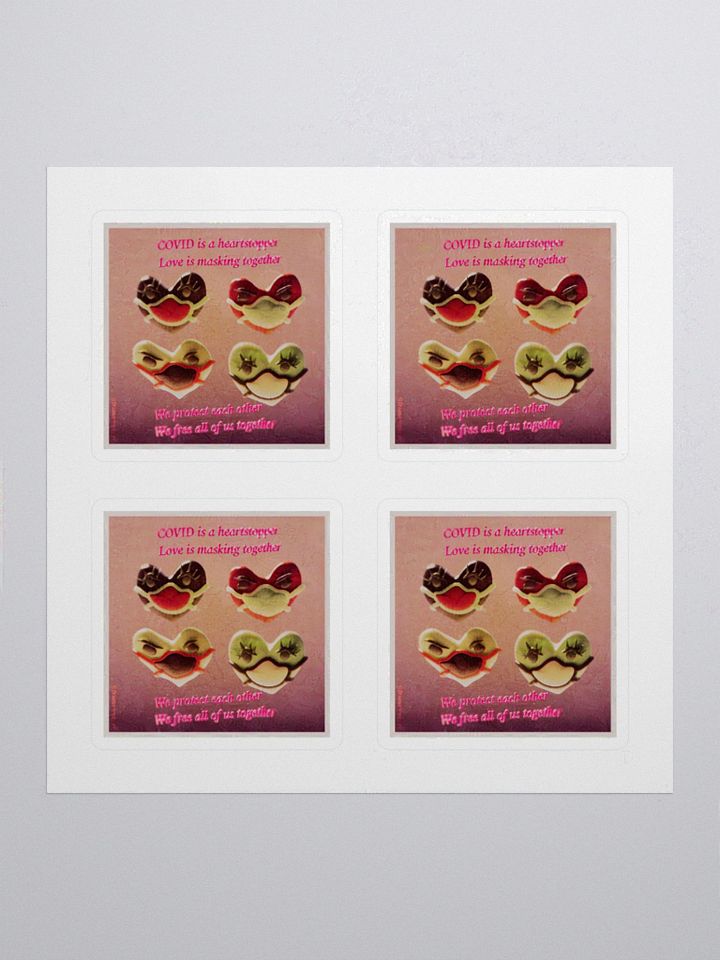Love Is Masking Together stickers product image (1)
