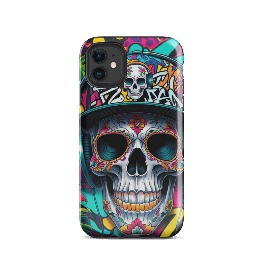 Floral Skull Vibes iPhone® Case product image (24)