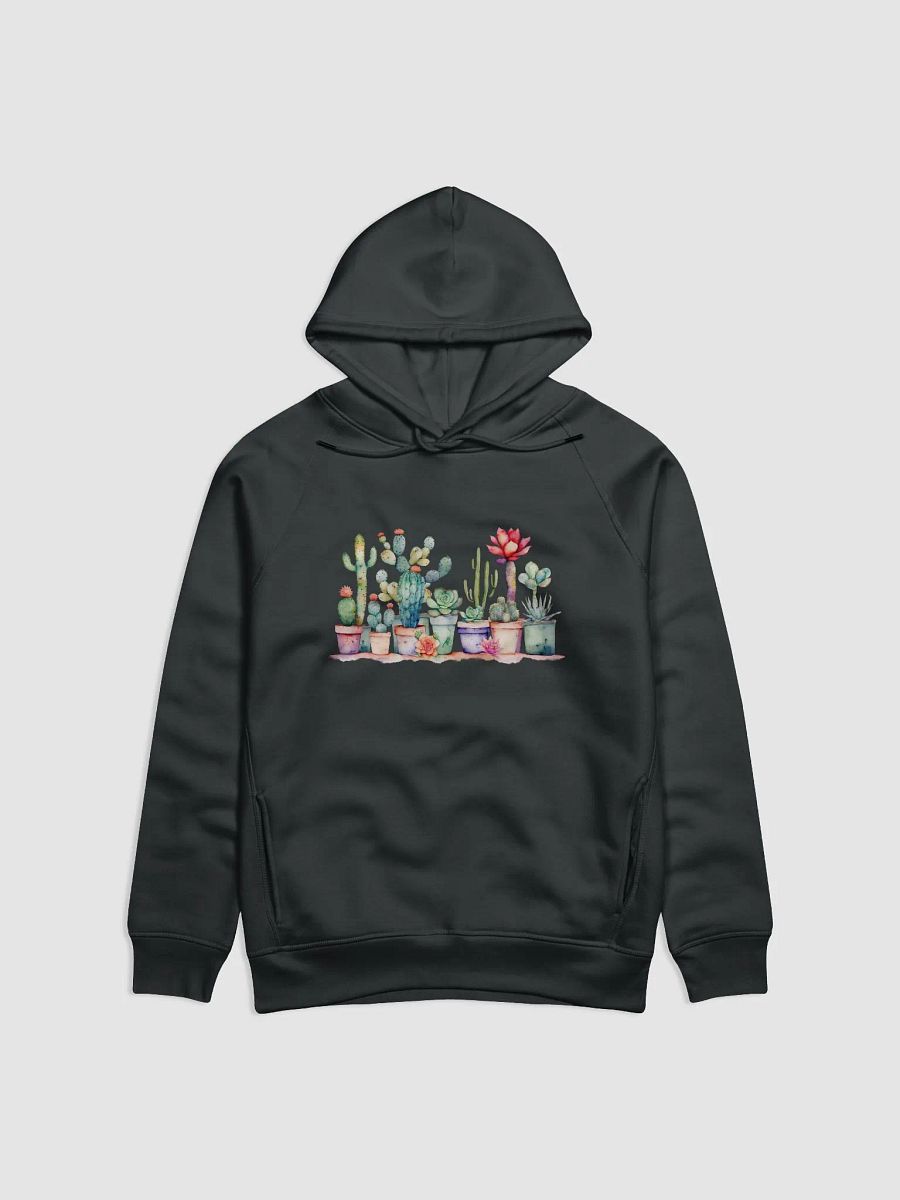 Colorful Potted Cacti And Succulents Unisex Eco Hoodie product image (1)