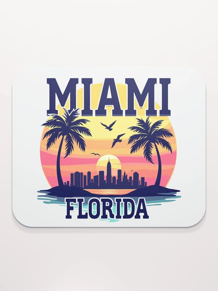 Miami Sunset Mouse Pad product image (2)