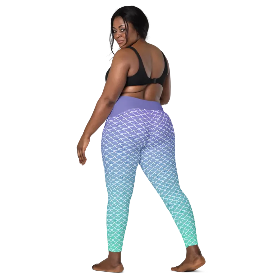 Gaming Mermaid Leggings with Pockets product image (3)