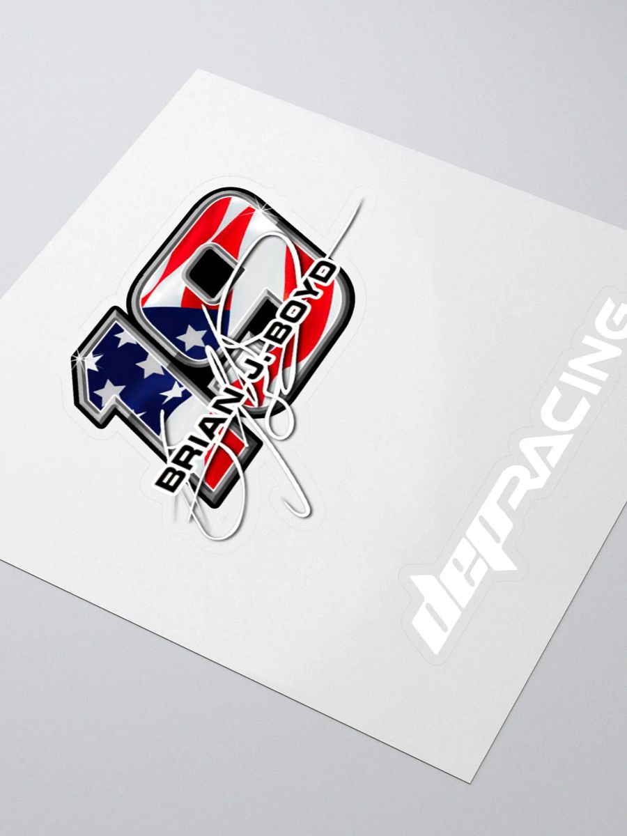 Brian Boyd #19 & DEPRacing Window decals product image (6)