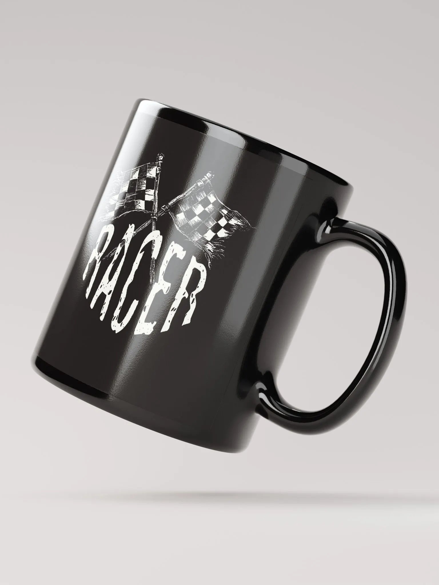 Retro Racer Black Mug product image (3)