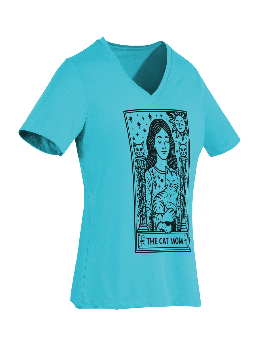 ✨ “V-Neck Cat Mom Tarot Tee” product image (12)