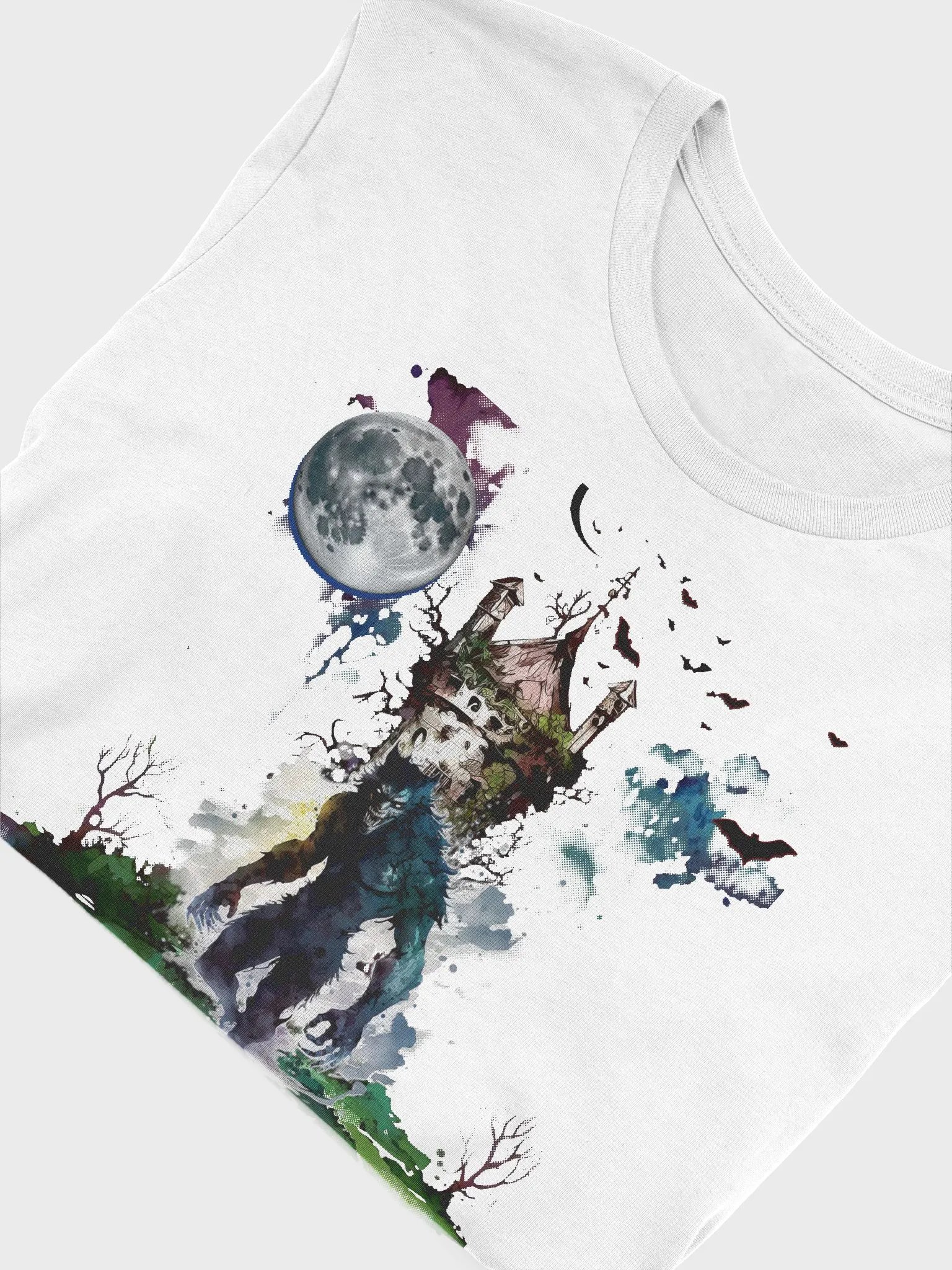 The Wolf Moonlit Castle T-Shirt product image (7)
