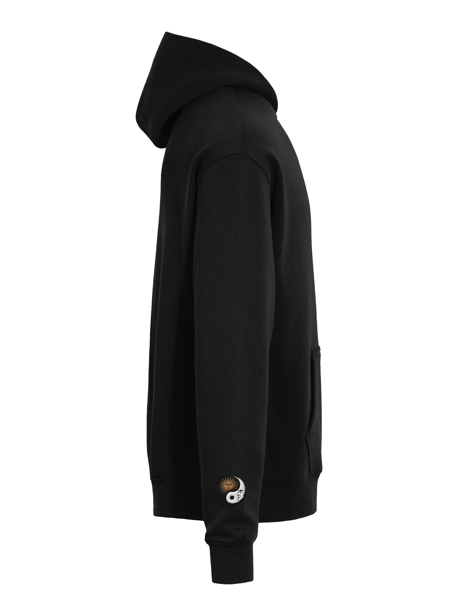 Yin-Yang Sun and Human Face Oversized Hoodie product image (8)