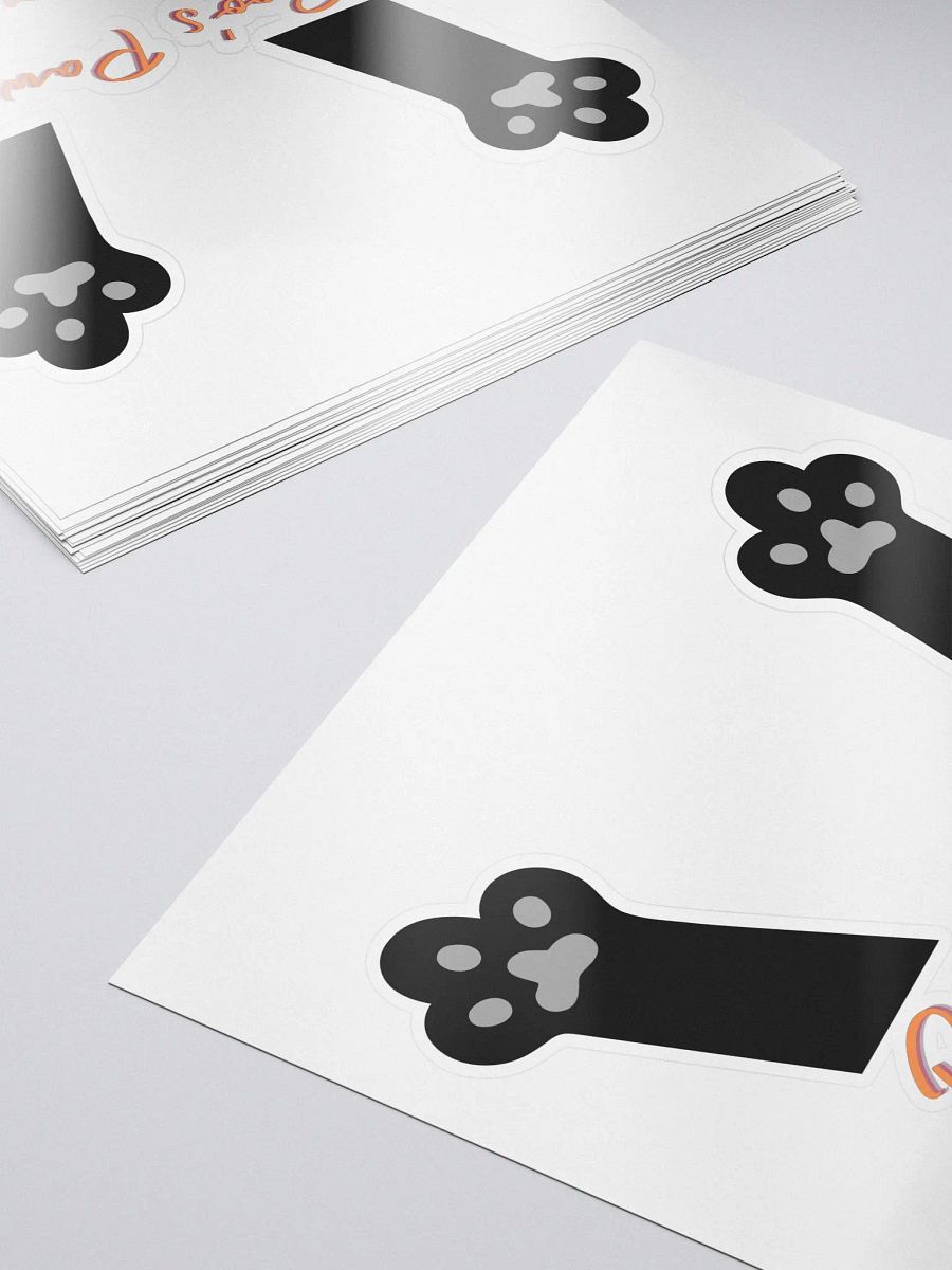 Boo's paws of approval (kiss sticker) product image (5)