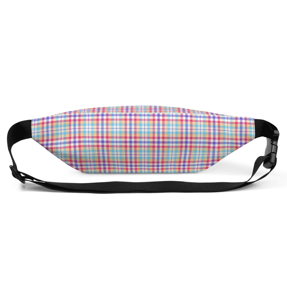 Purple, Pink, and Blue Plaid Fanny Pack product image (4)