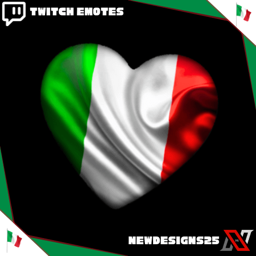 Italy Animated Heart Emote product image (1)