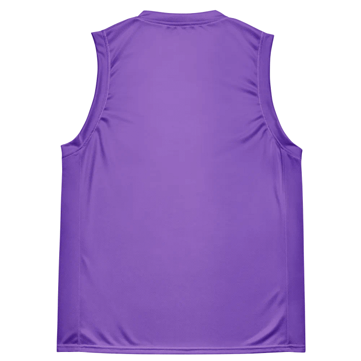 Plain Color Amethyst Basketball Jersey product image (2)