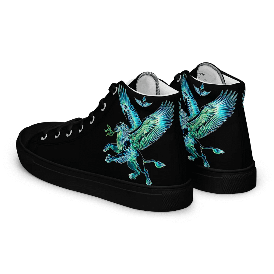 Gripen Flying Blue//Griffin/Men's High Top Canvas Shoes by Allcolor product image (3)