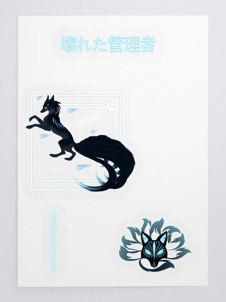Kiss Cute Kitsune Stickers product image (1)