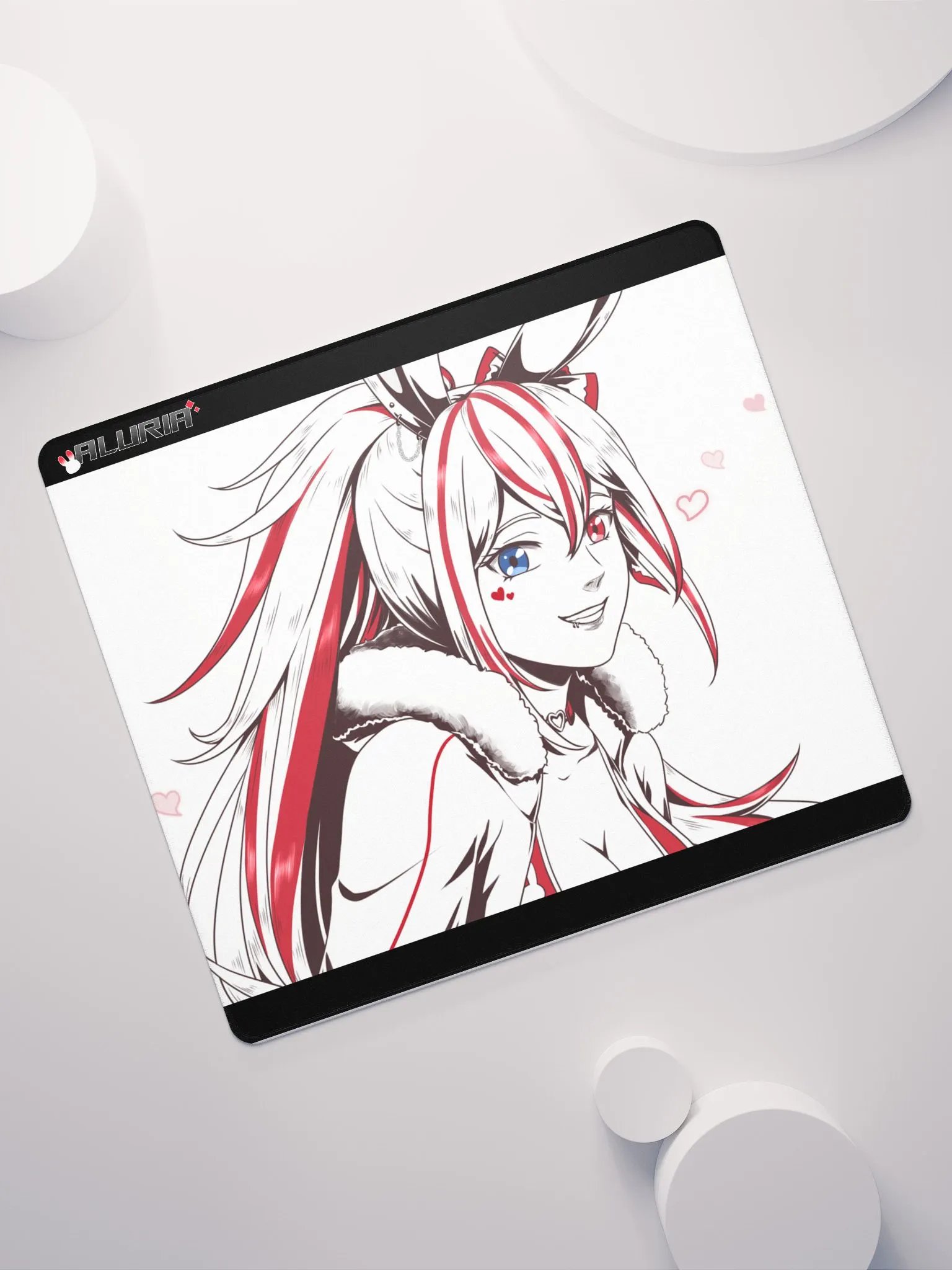 Aluria B&W Smile - Gaming Mousepad product image (7)