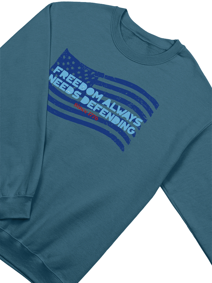 Patriotic Defender Crewneck Sweatshirt product image (2)