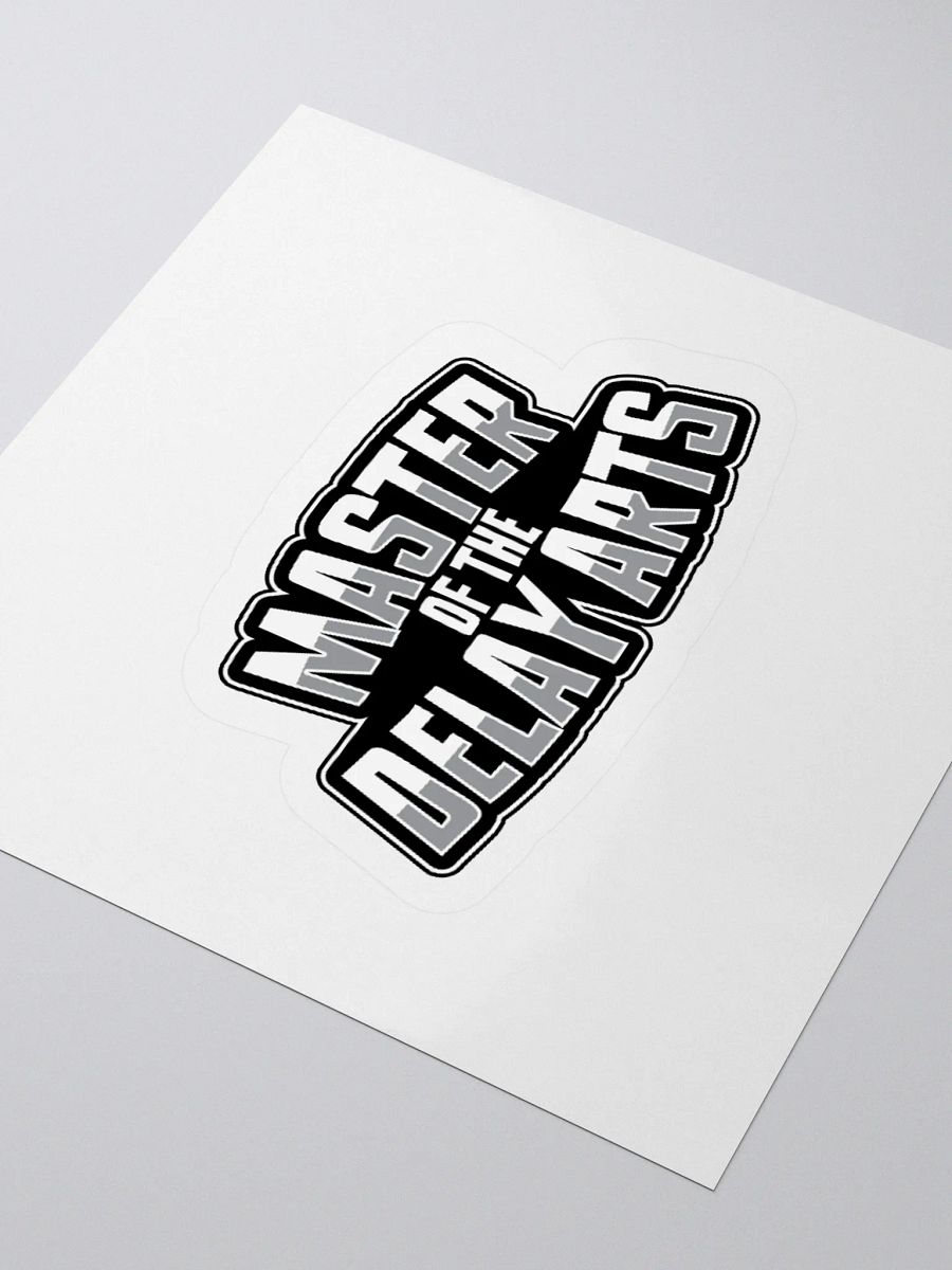 Master of the Delay Arts – Funny Gamer Sticker product image (7)