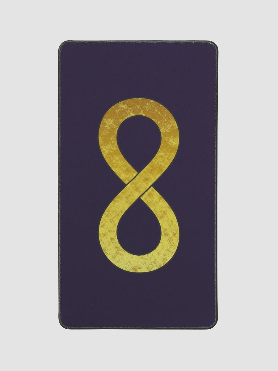 Golden Infinity Desk Mat (Purple, 12" x 22") product image (2)