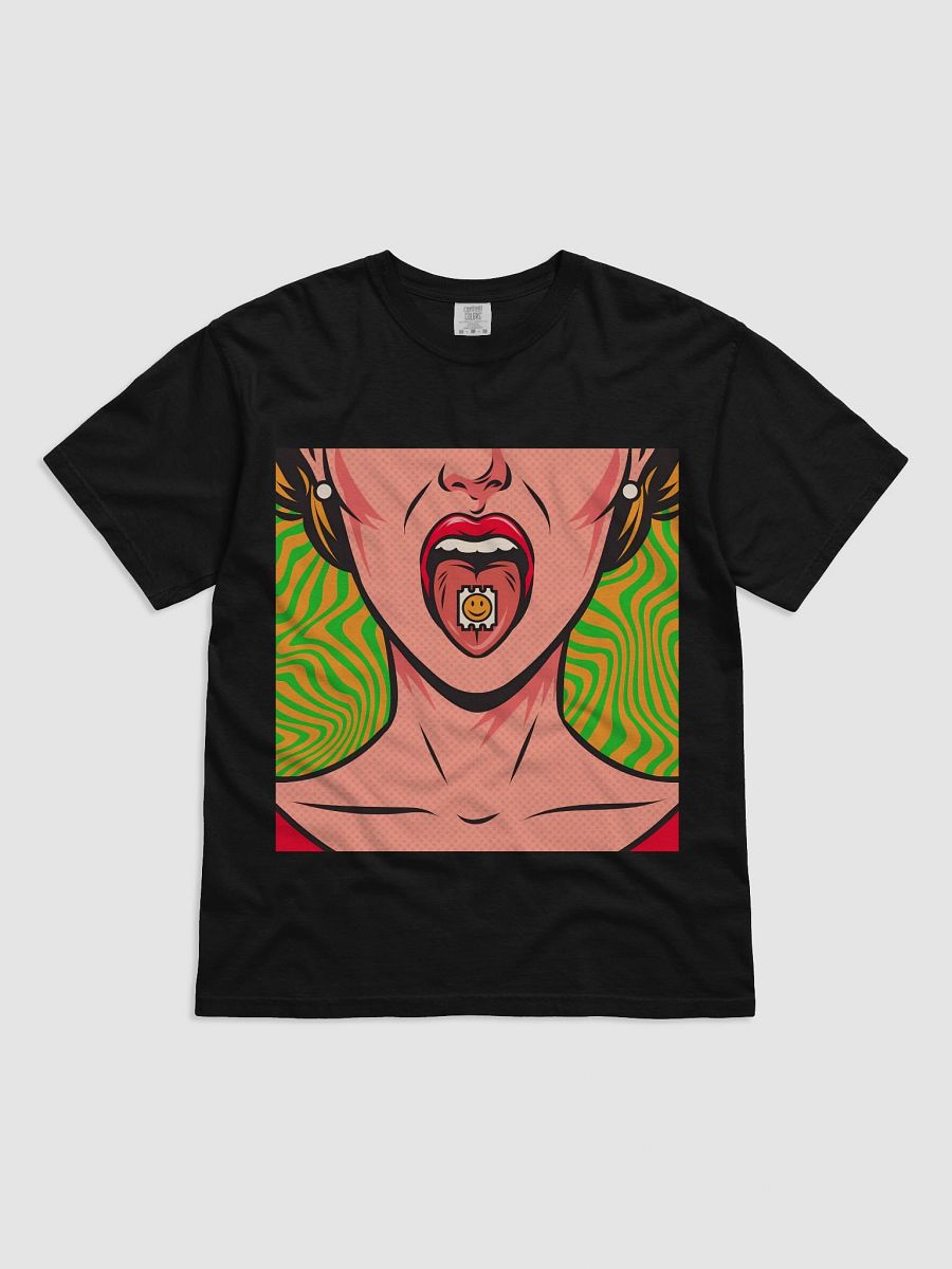 Pop Art Smiley Tongue T-Shirt product image (7)