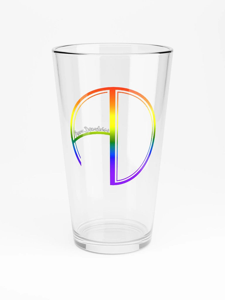 Rainbow Logo Pint Glass product image (3)