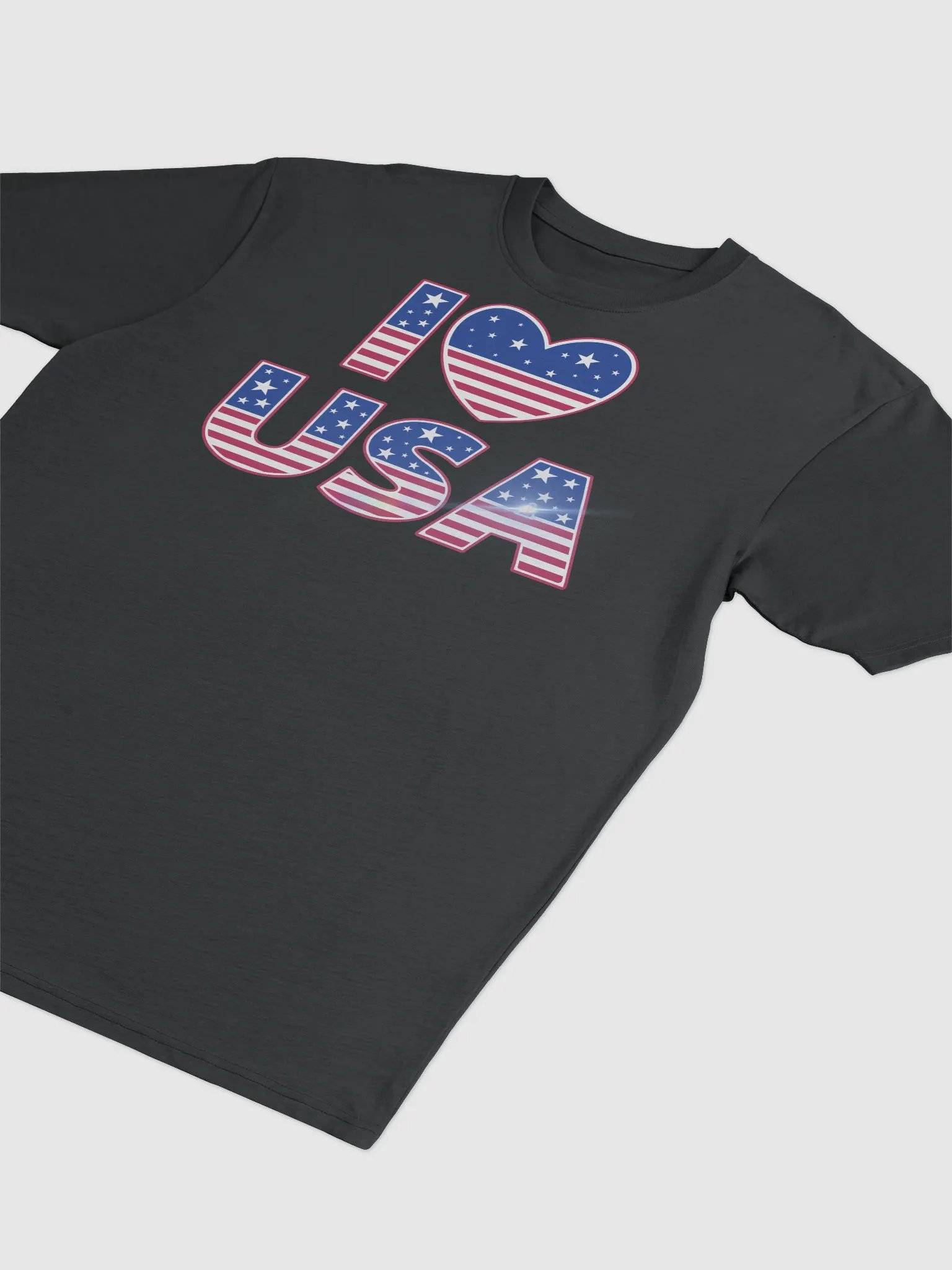 Patriotic Flag Heart Tee product image (3)