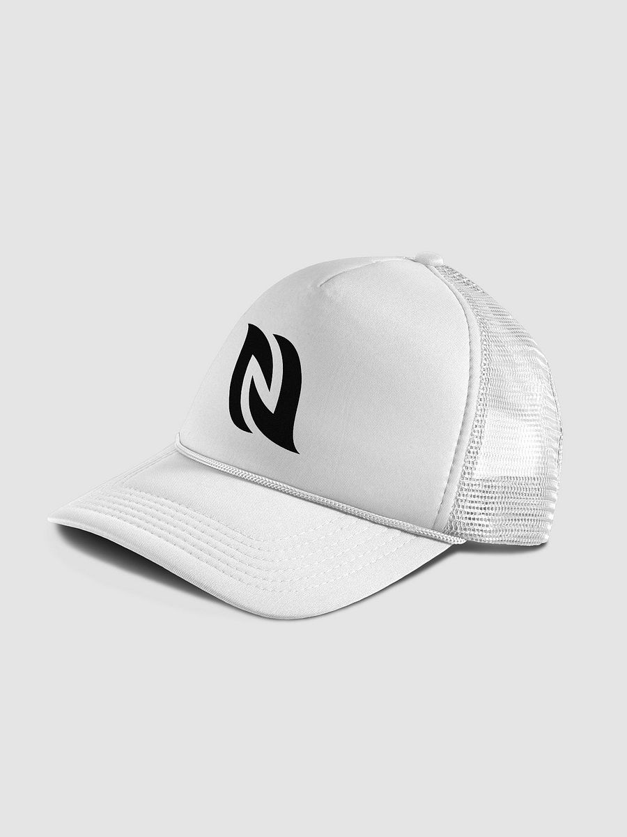 Midnight Black Foam Trucker Hat product image (28)