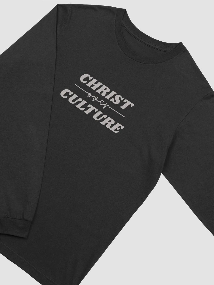 Men's Long-Sleeve T-Shirt: Christ over Culture (more colors available) product image (2)