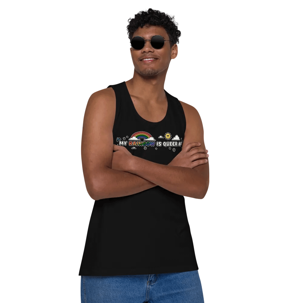 My Rainbow is Queer AF Tank Top product image (12)