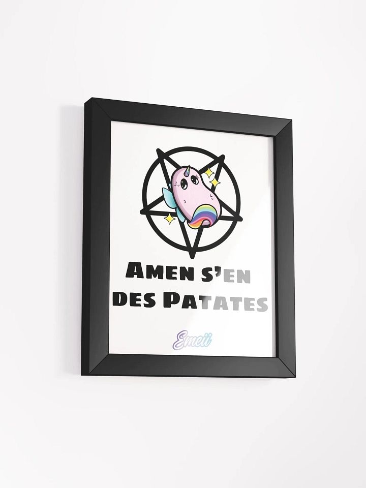 ''Amen'' Affiche mate encadrée de haute qualité product image (2)