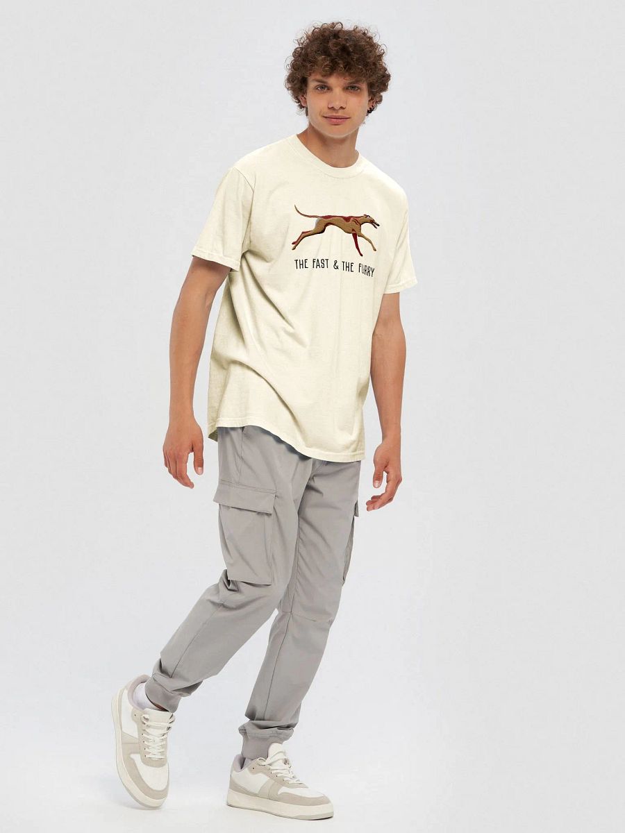 The Fast & The Furry T-Shirt(Embroidered) of a Greyhound product image (10)