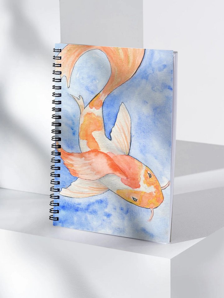 Golden Koi Blank Journal product image (1)