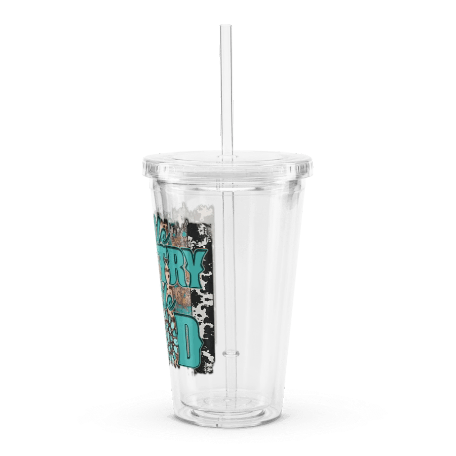 A Little Country, A Little Hood - Double Wall Clear Plastic Tumbler product image (4)