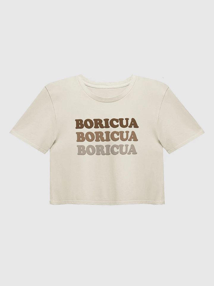 Boricua Tricolor Crop Top product image (1)