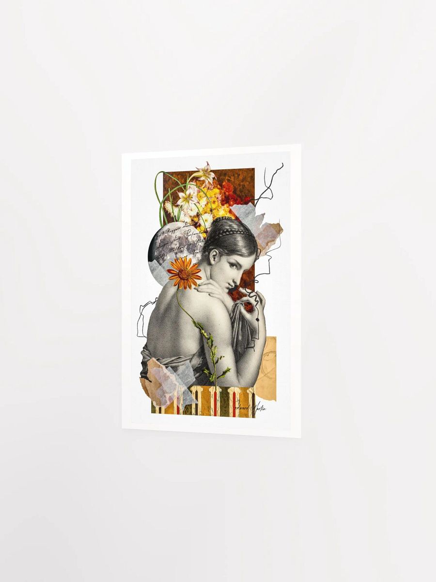 'Lunar Toughts' by Edward Martin-Mixed Media Collage Print product image (3)