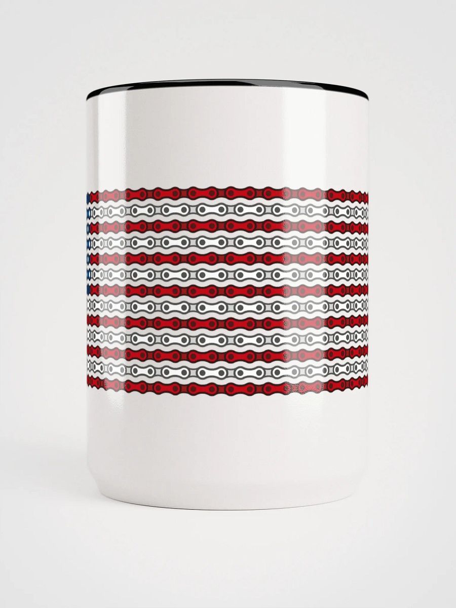 USA 50 States Bike Chain Flag Coffee Mug product image (5)