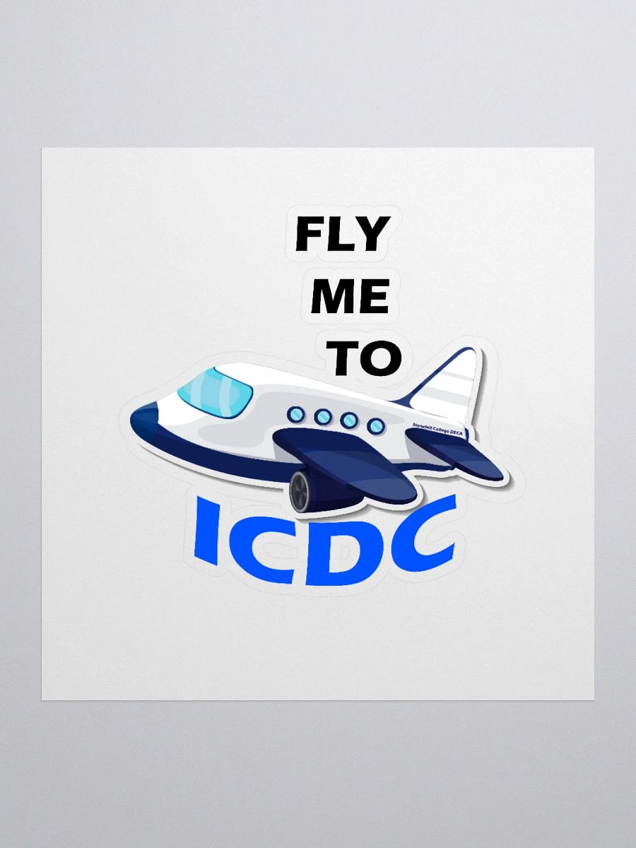 Fly Me to ICDC Sticker product image (1)