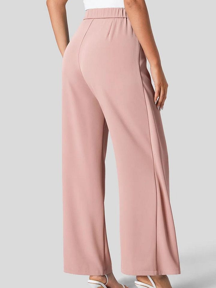 High quality Ol style slight stretch high waist lace-up straight pants new add colors Wholesale product image (2)