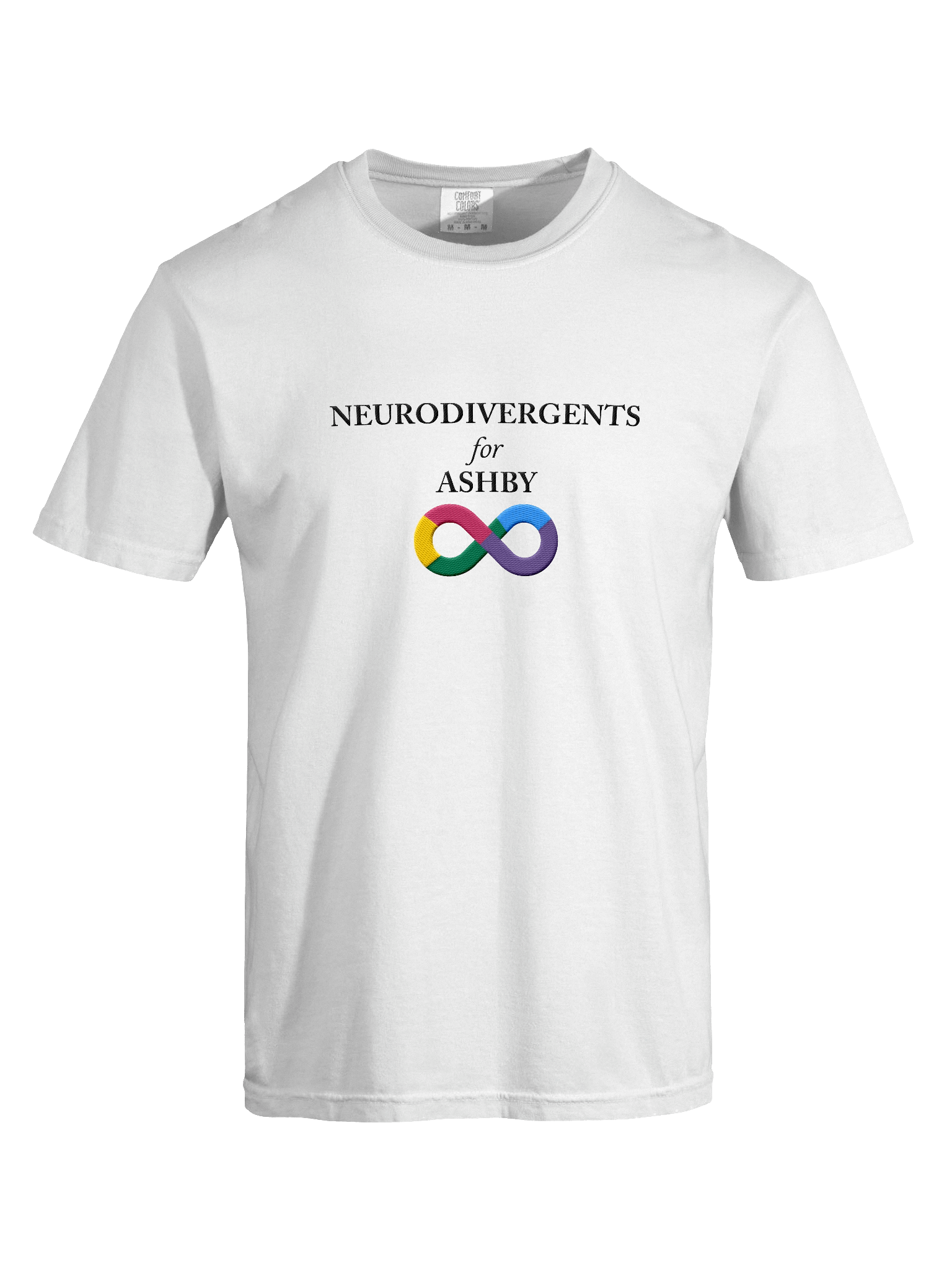 NEURODIVERGENTS 4 ASHBY TSHIRT (embroidered) product image (7)