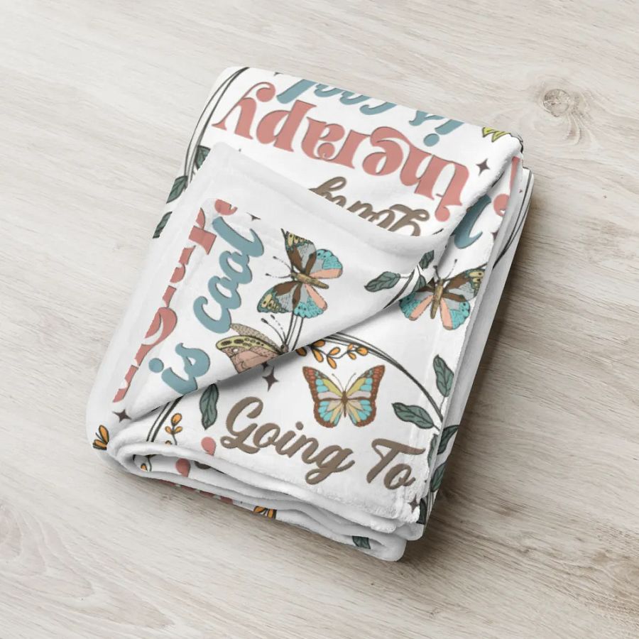 Going To Therapy Is Cool Blanket product image (6)