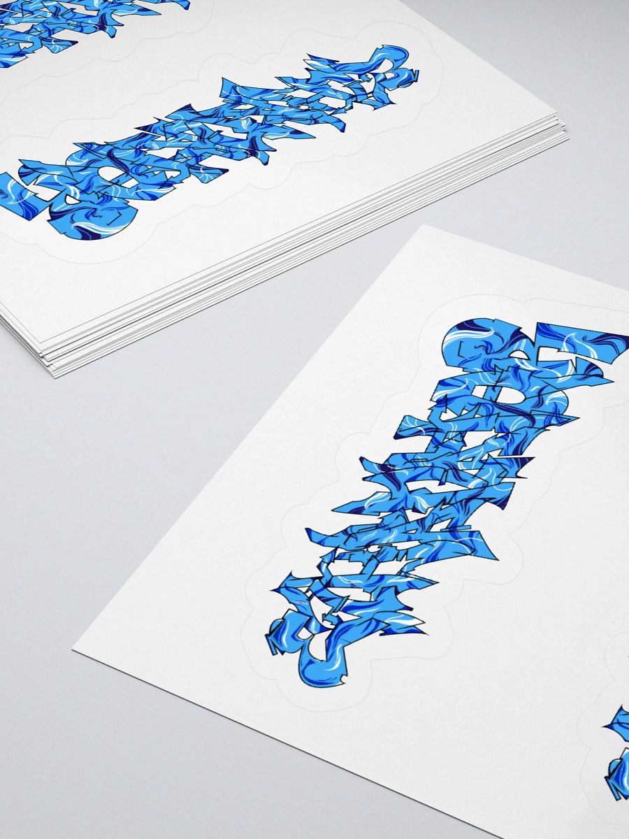 Blue Ethanator Graphitti Kiss Cut Stickers product image (16)