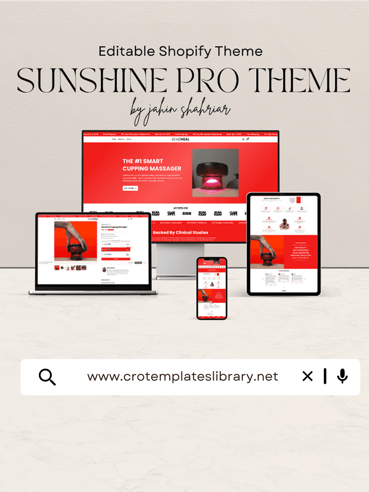 SunShine Pro Theme 👉 Editable Shopify Theme product image (1)