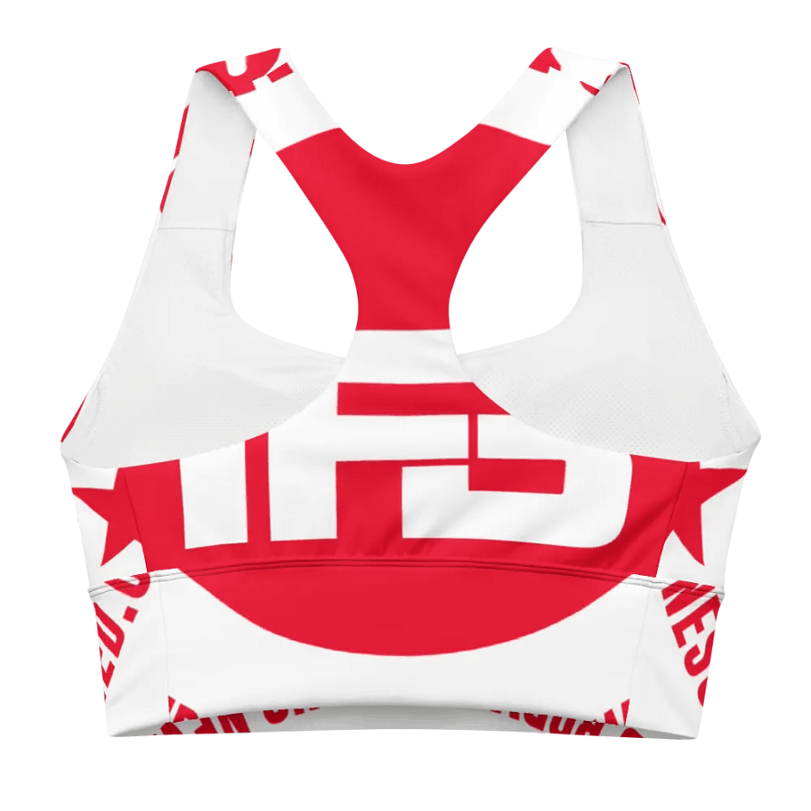 IFBNewsfeed.Org's All-Over Print Recycled Longline Sports Bra product image (3)