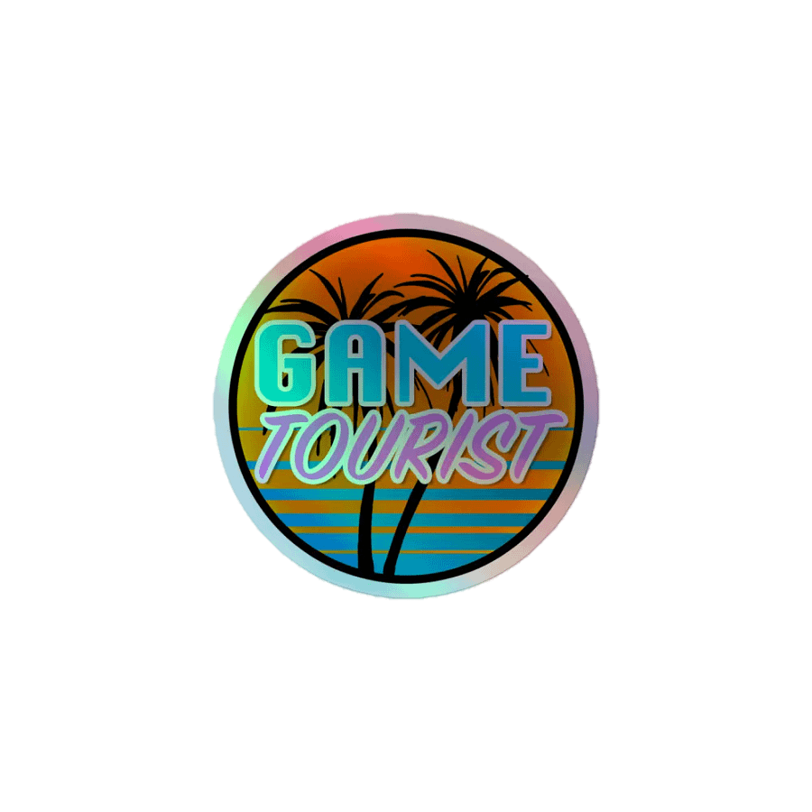 Game Tourist Holographic Sticker product image (1)