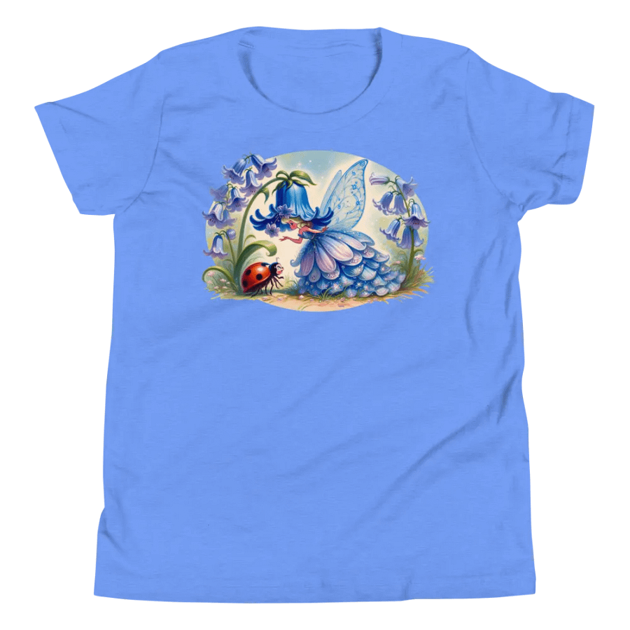Bluebell Flower Fairy and Ladybug Youth T-Shirt product image (15)