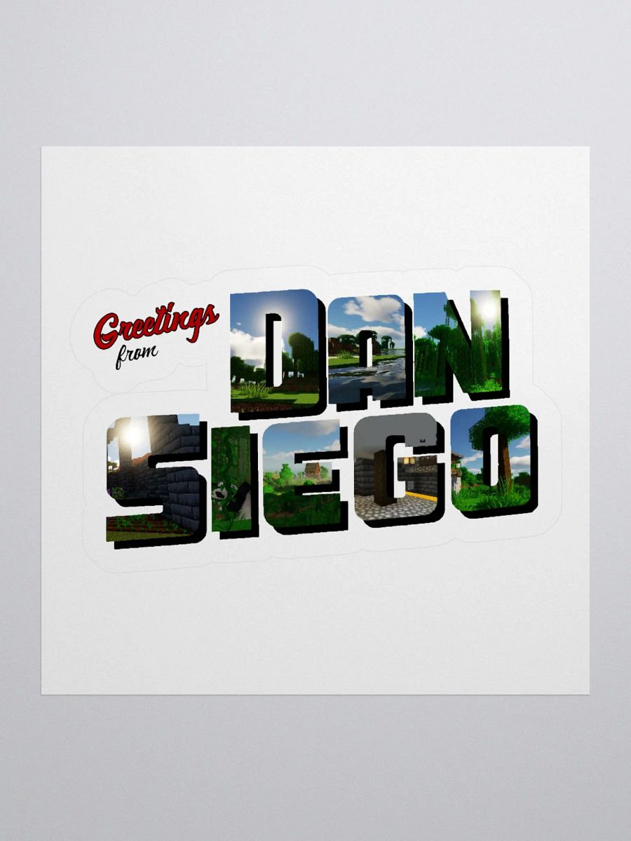 "Greetings from Dan Siego" Sticker product image (4)