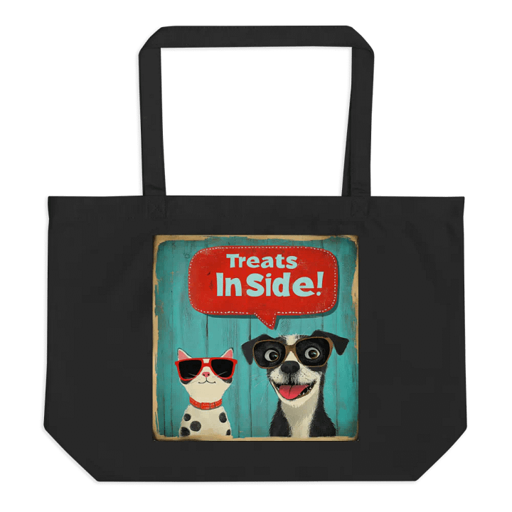 Treats Inside! Pet Lover Tote Bag product image (1)