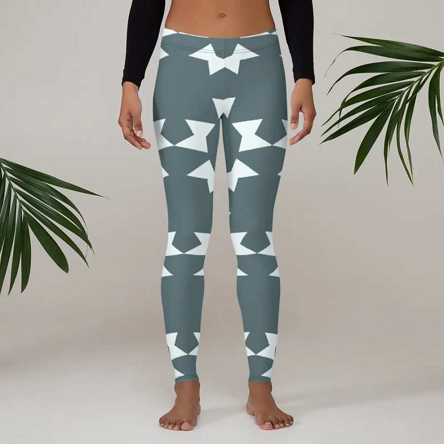 Symmetric Chic: Custom All-Over Print Leggings product image (3)