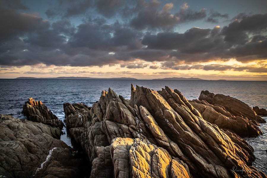 Fine Art Photography - Golden Light on the Rocks, Pointe du Layet, Lavandou, Var product image (1)