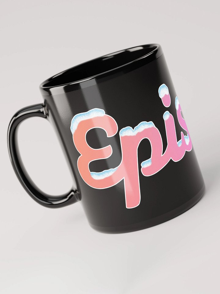 Episode Holidays Logo Black Glossy Mug product image (1)