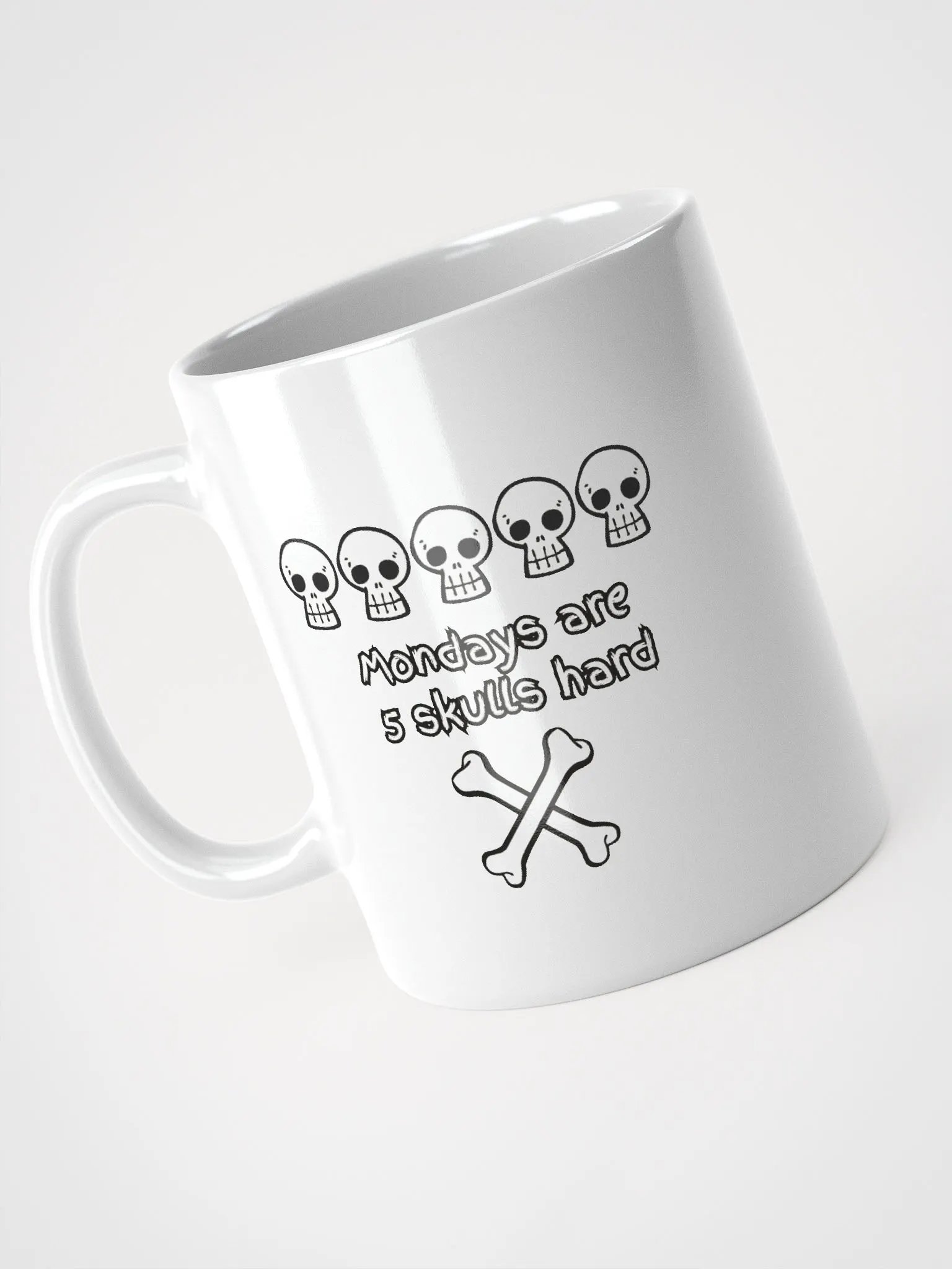 Mondays Are 5 Skulls Hard Mug product image (9)